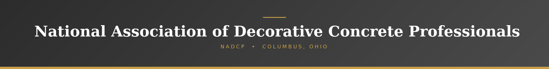 National Association of Decorative Concrete Professionals